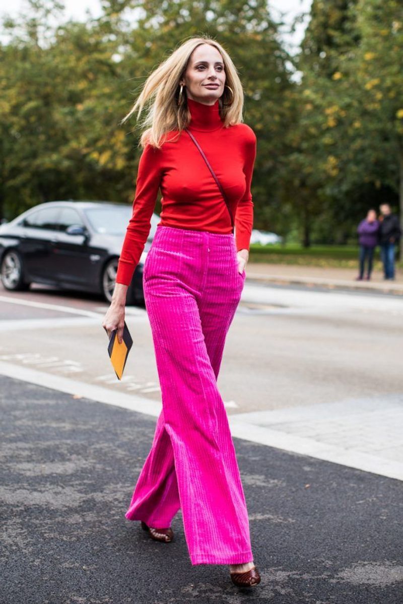 Red + Hot Pink